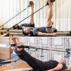 2 PCS Pilates Reformer Pull Rope Parts, Pilates Reformer Ropes Replacement Strap