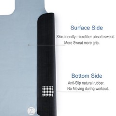 Echome Non-Slip Pilates Reformer Mat with Mesh Bag & Shoulder Covers – Swe