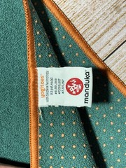 Manduka – Yogitoes Long Yoga Mat Towel, Purple & Blue / Teal, 69in x 25in x 3mm