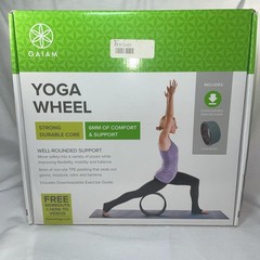 Gaiam Yoga Wheel Well Rounded Support 6mm. Improve Balance. Enhance Flexibility