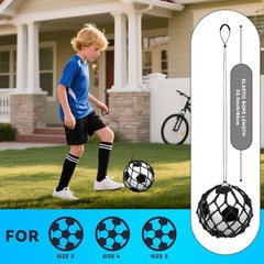 Soccer Kick Trainer 3PCS(not Include Ball), Fits Ball Size 3, 4, 5, Mix