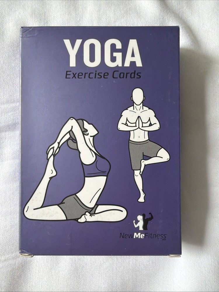 NewMe Fitness Yoga Exercise Cards Complete Set