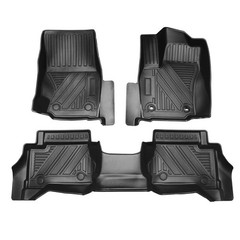 All Weather TPE Floor Liner Floor Mats Compatible With Tacoma 2024 Auto Accessor