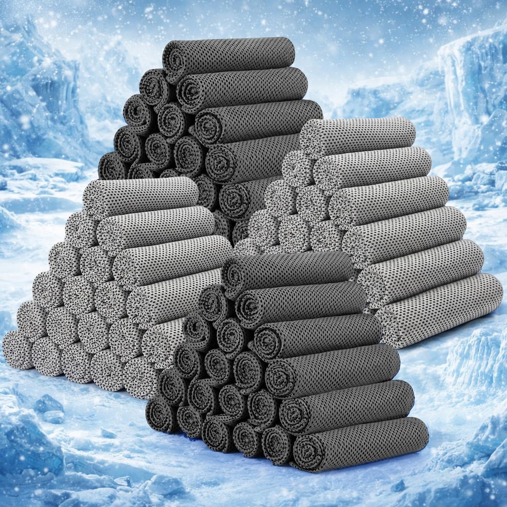 Redbaker 90 Pack Cooling Towels Bulk For Neck And Face 40 X 12 Ice Towel