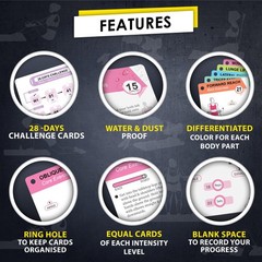 Flexies Pilates Board Workout Cards | 71 71 cards, Color Corded workout cards