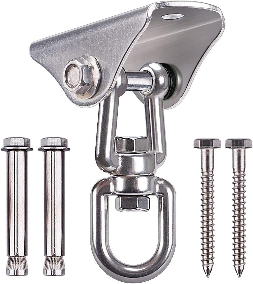 Stainless Steel Swing Hanger Heavy Duty Ceiling Swing Mount Swivel Swing Hook