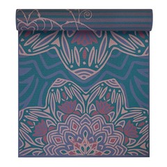 Yoga Mat Premium 6mm Print Reversible Extra Thick Non Slip Exercise & Fitness