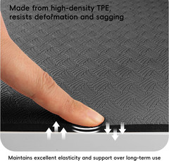 Extra Wide Yoga Mat 72″ X 32″, 6Mm Non Slip TPE Exercise Mat with Carrying Strap