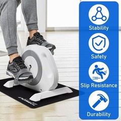 Fitness Non-Slip Mat for Electric Seated Foot Pedal Exerciser – Floor Protector