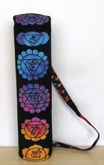 Tie Dye Jodiac Yoga Mat Carrier Bag Hippie Mandala Cotton Bag With Shoulder Bags