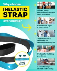 Ctrl Sports Stretching – Non Elastic Stretch Band For Physical Therapy