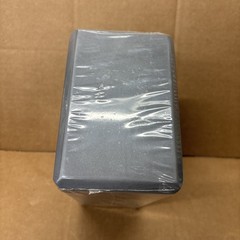 FILA Foam Yoga Exercise Block Solid Gray 9″ X 6″ X 4″
