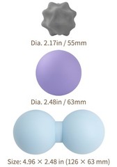 Silicone Massage Balls Set for Myofascial Release,Yoga Deep Tissue,Trigger
