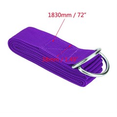 Adjustable Yoga Belt For Waist Leg Fitness Sports Yoga Pink 72” Popular