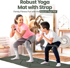 Extra Thick Yoga Mat 1/4 & 1/3 & 2/5 Inch – Non Slip Exercise Mat with Alignment
