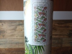 Tropical Paradise Yoga Mat 24″ W X 68″ L Tigers & Palm Print with Carrying Strap