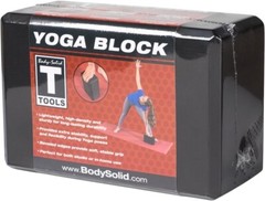 Body-Solid Tools Yoga Block – High-Density Foam Blocks for Yoga, Pilates