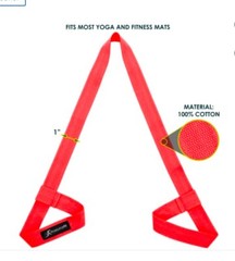 Yoga Mat Strap Adjustable Carrier Sling Shoulder Carrying Belt Fitness Exercise