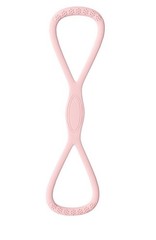 Pink Silicone Resistance Band for Exercise and Stretching