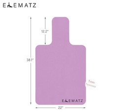 Pink Lavender Pilates Reformer Mat