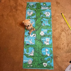 Yoga Kid Mat & Meddy Teddy Bendable Bear Set Fitness Stuffed Animal Meditation