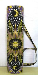 Burning Sun Yoga Mat Carrier Bags Hippie Mandala Cotton Bags With Shoulder Strap