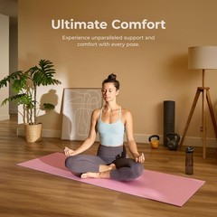 Esterilla de yoga antideslizante: duradera, resistente al desgarro y ligera NEW