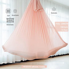 Aerial Silk Yoga Hammock & Swing for Yoga Inversion,Strength Training,Starter Ha