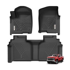 YITAMOTOR Floor Mats Compatible with 2019-2026 Chevrolet Silverado 1500/GMC S…
