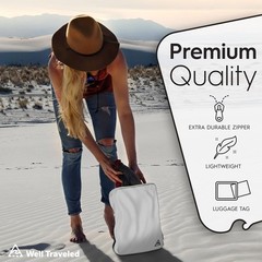 8-Piece Luxury Compression Packing Cubes & Bags for Travel – Maximize Spac