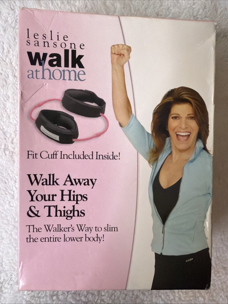 Leslie Sansone Walk Away Your Hips & Thighs DVD Kit NIB Fit Cuff Walk At Home