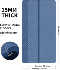 Premium Large Exercise Mat – Thick Yoga & Workout Mat with Free Carry Bag
