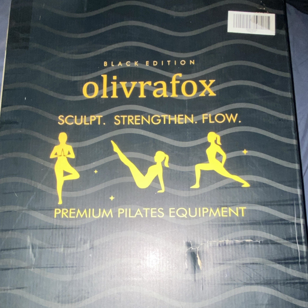 olivrafox Black Edition Premium Pilates Equipment for Pilates, Black