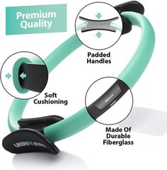 Sweat-Resistant 12″ Pilates Ring – Perfect for Inner Thigh and Full Body Toning