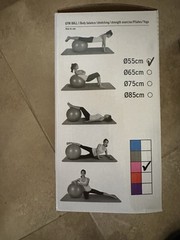 New Yoga Starter Kit 4Pc Set: Yoga Mat, Stretch Band, Ball+Pump