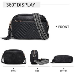 Crossbody Bags for Women Shoulder Handbags: Quilted Wallet Set Vegan Leather …
