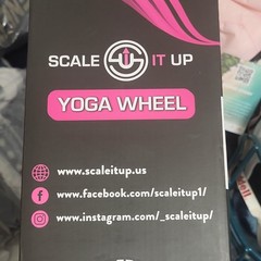 Scale It Up Yoga Wheel for Yoga, Pink/Black, Unisex Adults, 1 Item
