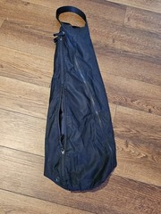 Lululemon Black Yoga Mat Bag Class Travel Instructor Double Zip Stash Pockets