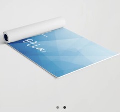 Victoria Kylie Vera Yoga Mat Society 6 Non Slip 24” X 70” With Carrying Strap