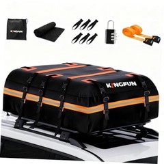 Car Rooftop Cargo Carrier Bag, Waterproof Car Roof Luggage 20 Cubic Feet