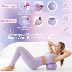 EgoNova 13-Pc Women’s Pilates Kit: Ring, Mini Ball, Bands & Weights for Home