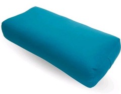 Eco-Friendly Yoga Bolster – Soft Foam Support for Joint Relief in Peacock Color
