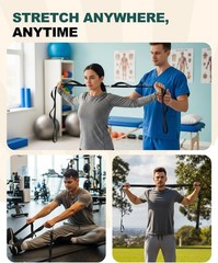 Lightweight Stretch Strap for Beginners & Therapy – 75″ Long & Functional