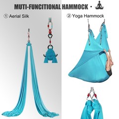 Zyosjk Aerial Silks 11 Yards Aerial Silks For Home Aerial Yoga Swing Aerial