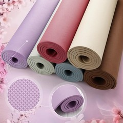 6 Pcs 10mm Thick Yoga Mat Bulk 68 x 24 Inches Anti-slip Tear-resistant Exerci…