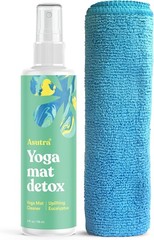 Yoga Mat Cleaner Spray (Uplifting Eucalyptus), 4 fl oz – No Slippery Residue,