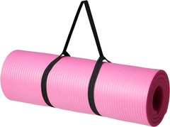 Extra Thick Yoga Mat Non Slip Exercise Fitness Mat w/ Carry Strap Workout