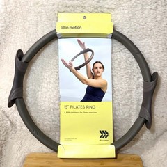 All In Motion Pilates Ring Yoga Wheel Black Exercise Resistance Fitness Circle