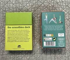 The Smoothies Deck 50 Recipes + Paladone Happy Body 100 Poses Card Deck