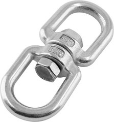Heavy Duty M8 304 Stainless Steel Swing Swivel, 360 Degree Rotational Device